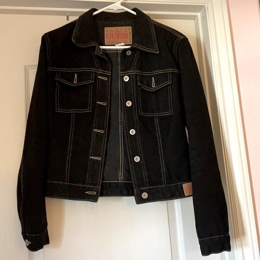 GUESS Black Jean Jacket